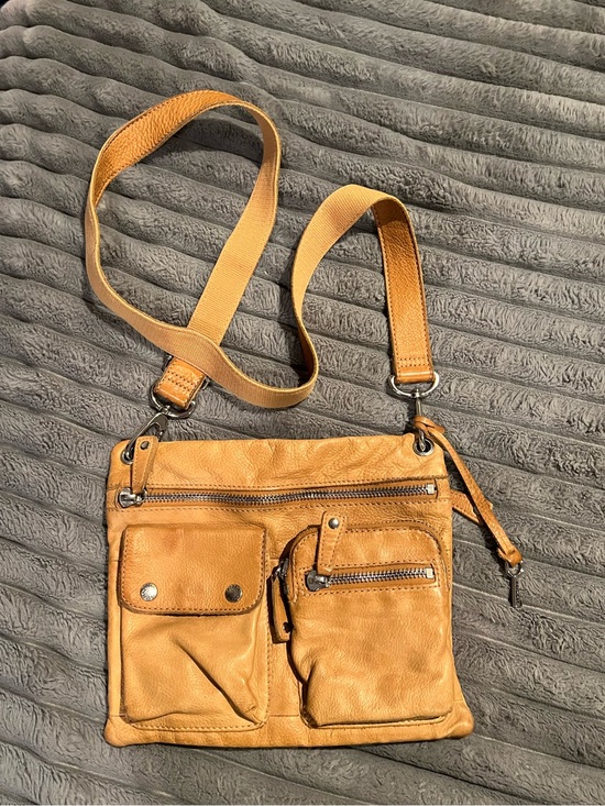 Fossil Handbags - FOSSIL SUTTER REAL LEATHER TAN CROSSBODY SHOULDER MESSENGER ADJUSTABLE STRAP